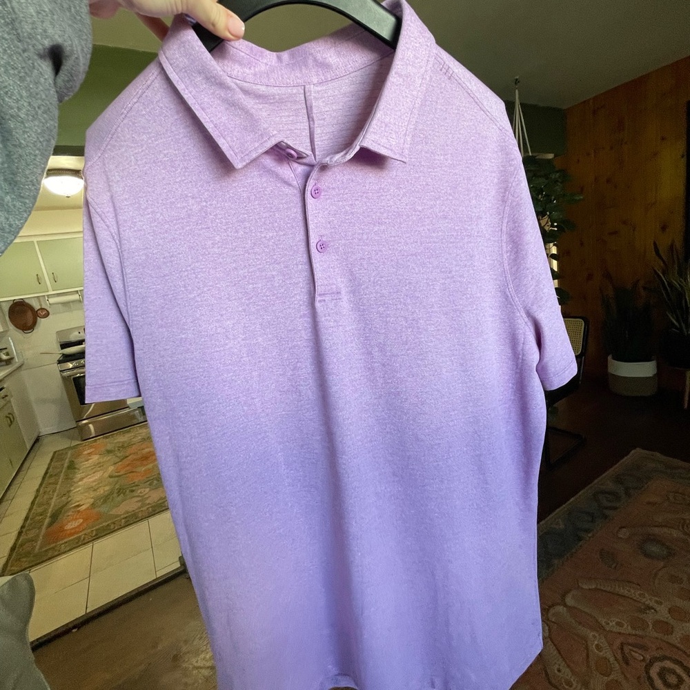 Lululemon Athletica Men’s Evolution Polo Shirt XL - Purple
